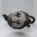 Stone carved teapot Large pumpkin pot